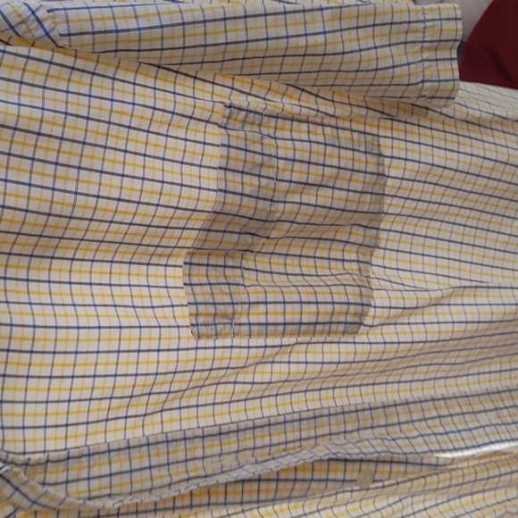 Steve & Barry's size L, plaid casual, button down short sleeve - Picture 3 of 4